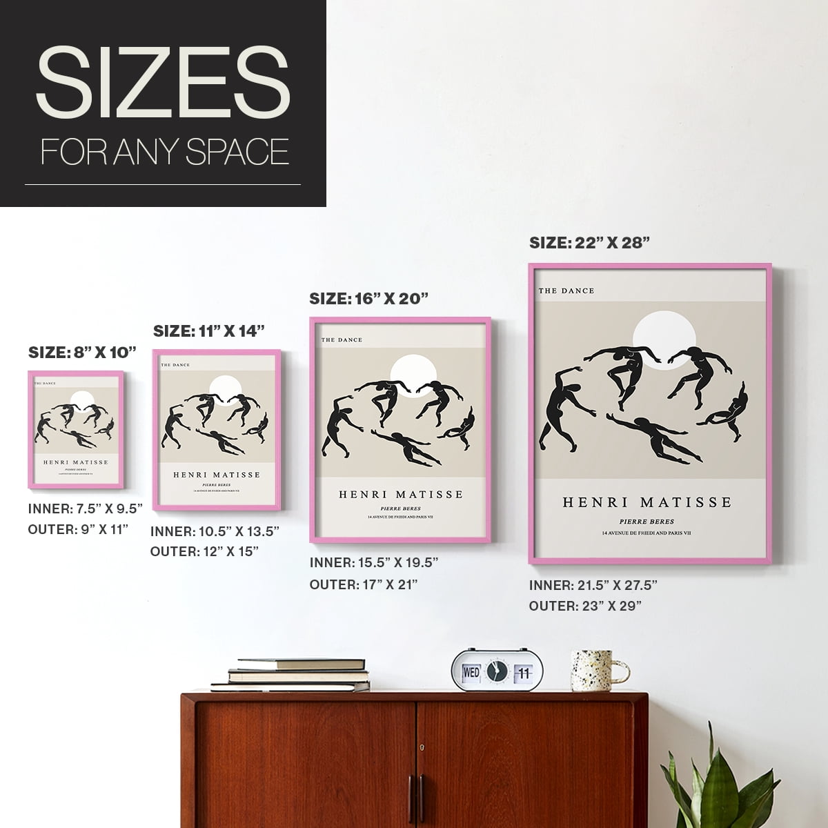 Matisse XCII Framed Print - Solid Wood