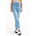 thumbnail image 3 of Ragstock Belted Paper Bag Waist Denim Jeans, 3 of 4