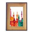 thumbnail image 1 of Ancient Egypt Morden City Pattern Photo Frame Exhibition Display Art Desktop Painting, 1 of 3