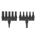 thumbnail image 1 of Solar Panel Connector, 1 Pair Branch Solar Connector T Shaped  For Solar Panel, 1 of 8