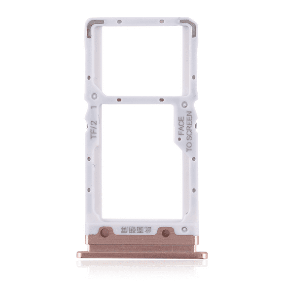 Replacement Dual Sim Card Tray Compatible For Xiaomi Mi 9 Lite / CC9 (Gold)