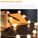thumbnail image 2 of Luces De Cadena De Bola De Nieve Led 20 Bolas De Nieve Luz De Navidad Iluminación De Decoración De Fiesta De Boda De Vacaciones matsuzay HA025733-02, 2 of 6