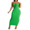 thumbnail image 3 of Cameland Robe Mini Moulante Sans Manches à Col en V Confortable et Décontractée pour Femmes, 3 of 6