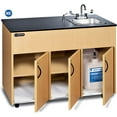 thumbnail image 5 of Ozark River Manufacturing, Advantage 1D, Portable Hand Wash Station, 110V, Maple Laminate Cabinet-Laminate Countertop, Hot Water Hand Washing Station with Countertop & Storage Space, 5 of 9