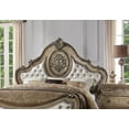 thumbnail image 5 of Luxurious Traditional Design 4pc set Queen Bed Nightstand Dresser Mirror Formal Bedroom Furniture Vintage Oak Finish, 5 of 7
