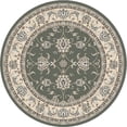 thumbnail image 2 of Radici USA Pisa 5'3" x 5'3" Circular Fabric Rug in Light Green, 2 of 2