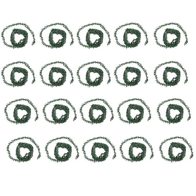 20piezas 7.5M Follaje Guirnalda de Hiedra Artificial Hojas Vid Simulada para Boda Fiesta Ceremonia Cintas para la Cabeza DIY