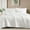 White, variant on Amberspace Lightweight 3-Piece Bed in a Bag Quilt Set with Pillow Shams,White,Queen