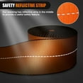 Nilight Truck Straps 4”×30’ Orange Heavy Duty Winch Straps with Flat