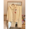 thumbnail image 4 of Sanrio Hello Kitty Silk Pajamas Women's Autumn Cotton Long Sleeve Pants Loose Casual Loungewear Women's Pajamas Pants Set, 4 of 4