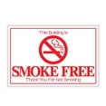 thumbnail image 1 of Letrero de construcción libre de humo, etiqueta de advertencia de no fumar, 10 unidades, 1 of 1