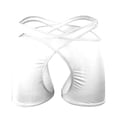 thumbnail image 2 of VONCOS Mens Underwear White Briefs with Crisscross Back Strap, High Leg Lightweight Polyester, Breathable & Stretchy One Size Fit for Daily Wear,Size Free Size, 2 of 2