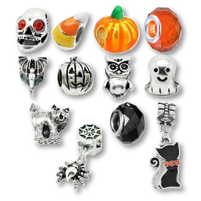 Halloween Beads and Charms for Pandora Charm Bracelets