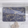 thumbnail image 4 of Alfombras absorbentes de baño antideslizantes Alfombra de baño suave para el suelo del inodoro Gris 50x80cm, 4 of 9
