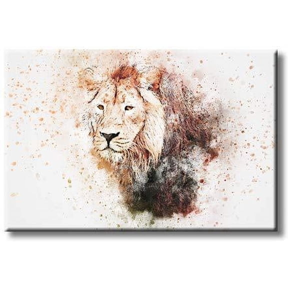 The King Lion Picture on Stretched Canvas, Wall Art D?cor, Ready to Hang