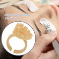 thumbnail image 4 of 100pcs Coeur Extension de Cils Bague Titulaire de la Colle Tasse de Cils (Blanc), 4 of 6