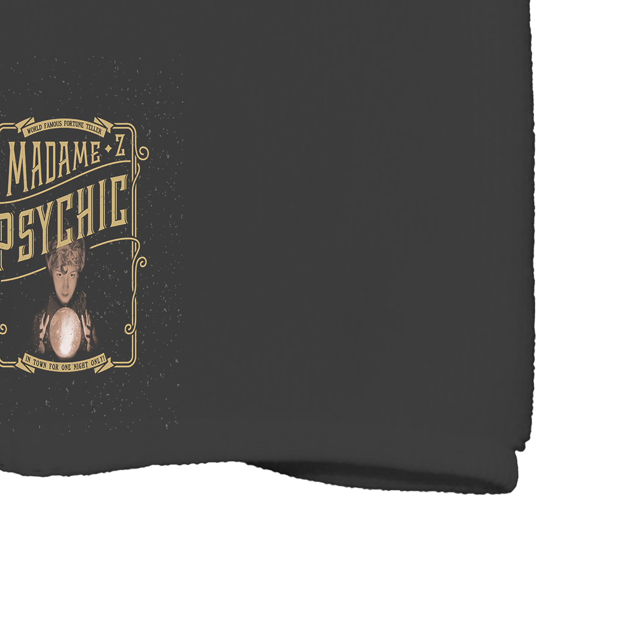 Simply Daisy Madame Psychic 16x25 Inch Gold/Yellow Halloween Print Kitchen Towel