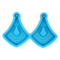 thumbnail image 1 of Crystal Earring Molds Snowflake Rhombus Shaped Silicone Mold Handmade Pendant, 1 of 5