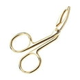 thumbnail image 2 of TISHITA Professional Scissors Handle Eyebrow Tweezers Plucking Face Hair Removal Aureate, 2 of 8