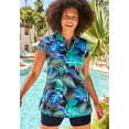 thumbnail image 5 of Swimsuits for All Women's Plus Size Chlorine Resistant Swim Tunic, 5 of 5