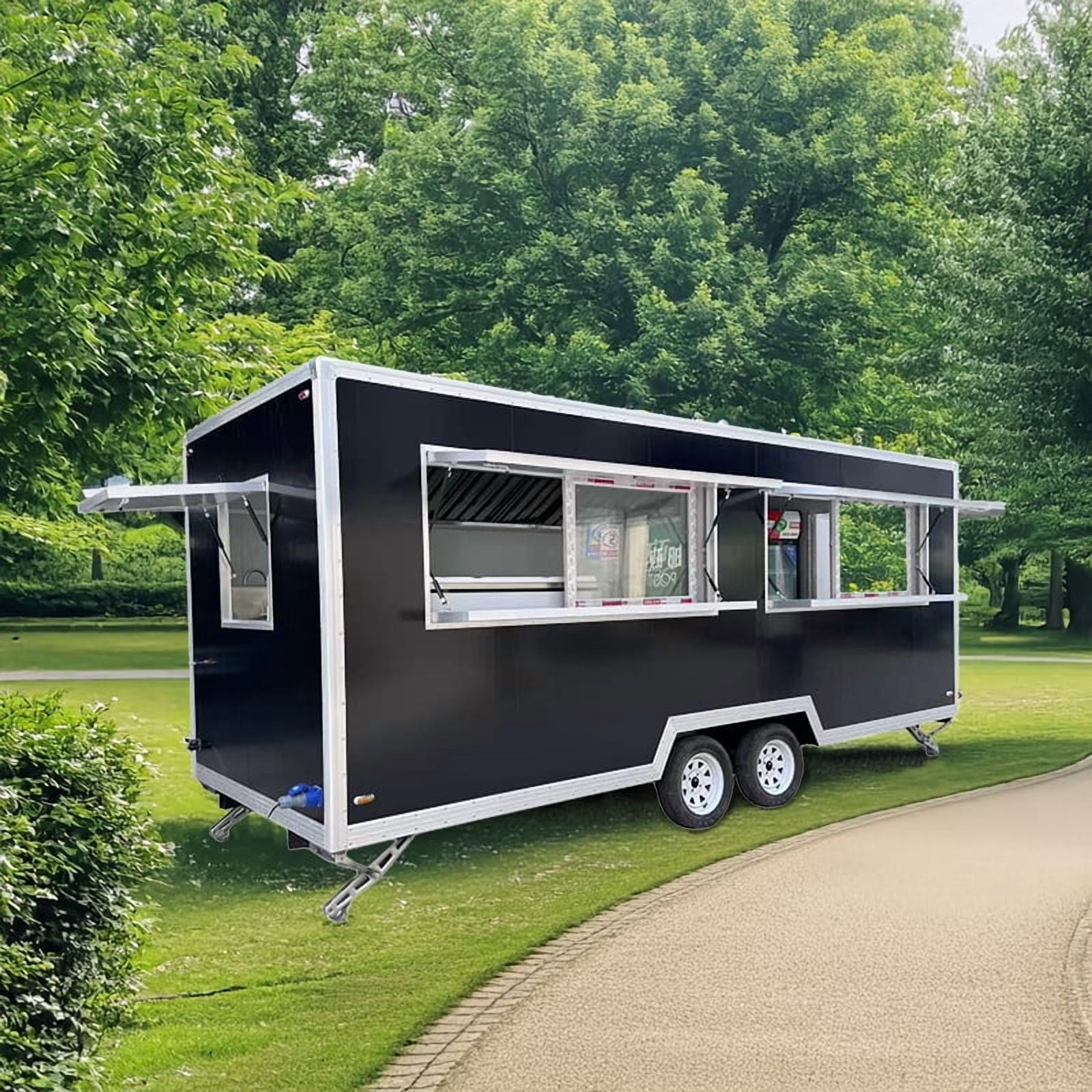 BELYOO Commercial Stainless Steel Catering Cart | Outdoor Food Service Kitchen Unit