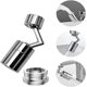 thumbnail image 4 of Extensor de grifo de cobre ecológico, giro de 720° para una cobertura completa del fregadero, modos de agua duales que incluyen espuma sin salpicaduras, fácil instalación en dos minutos, ideal para, 4 of 7