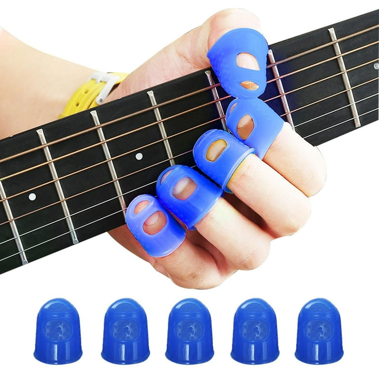 bangyoudaoo 10PCS Guitar Finger Guard Pain Relief Silicone Finger