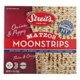 thumbnail image 2 of (2 pack) Streit's Onion and Poppy Matzo Moonstrips, Thin & Crispy, 11 oz Box, 2 of 6