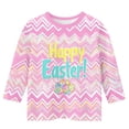 thumbnail image 5 of Amidoa Girls Easter T Shirts- Crewneck Cute Rabbit 3/4 Sleeve Kids Graphic Tops Pink Size 11-12 Years, 5 of 5