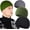Black+Gray+Green, variant on 3 Pack Wool Fisherman Beanies for Men, Short Knit Watch Cap Cuffed Trawler Hats