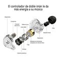 thumbnail image 3 of Audífonos In-ear Trn Mt1 Blanco Transparente,con Micrófono Malubera Malu960, 3 of 3