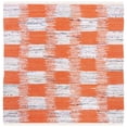 thumbnail image 6 of SAFAVIEH Montauk Eglantine Checkered Cotton Area Rug, Orange/Multi, 5' x 8', 6 of 10