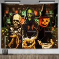 thumbnail image 4 of Tapiz Mural de Halloween, decoración de pared, película de terror, póster de Pennywise, manta de habitación, accesorios de decoración del hogar estéticos, 4 of 4