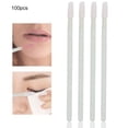 thumbnail image 2 of 100 Uds cepillo de labios desechable limpieza de pestañas hisopo de algodón cepillo para mousse de pestañas herramienta de maquillaje, 2 of 12
