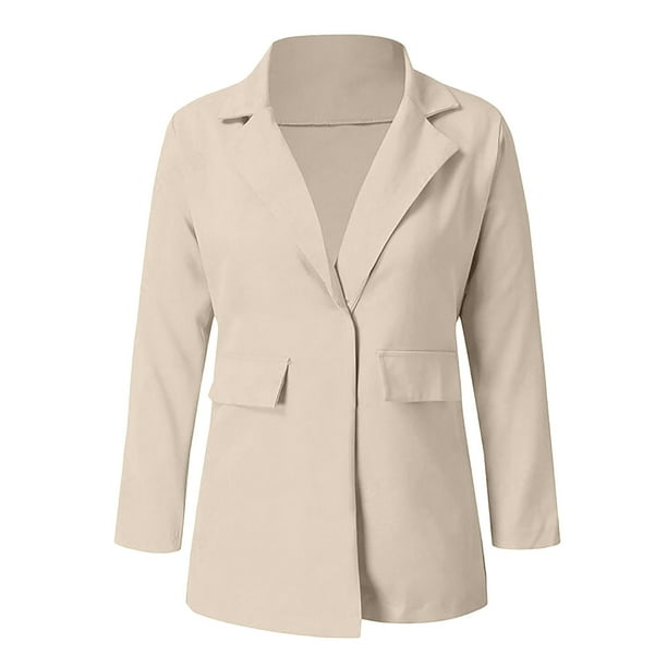 Plus size beige blazer shop
