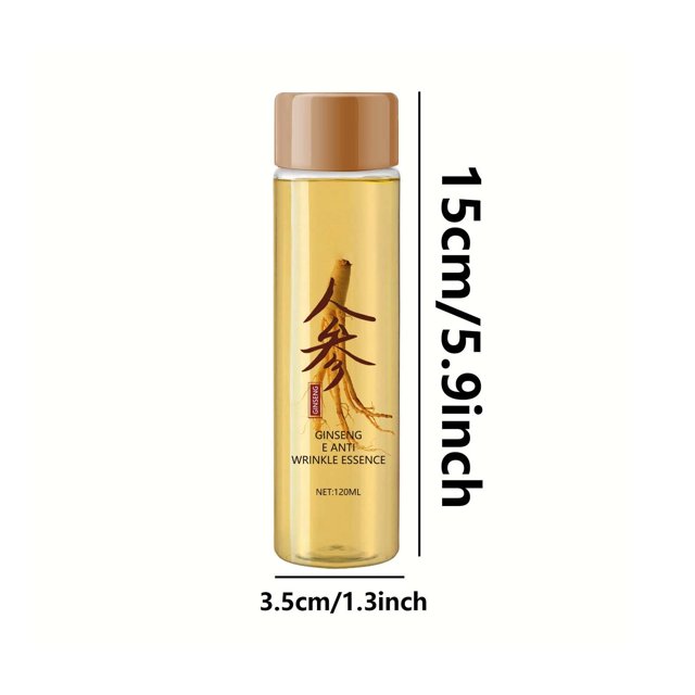 Suero facial de polipéptidos de ginseng (120 ml): hidratante, antiarrugas y piel tersa.
