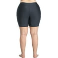 thumbnail image 5 of Women Plus Size Swim Shorts Swimsuit Bottoms Criss Cross with Liner, 5 of 6