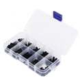 thumbnail image 3 of 140pcs M2 Nylon Pan Cylinder Head Cross Screw Hex Nut Male-Female Standoff Assortment Kit, 3 of 6