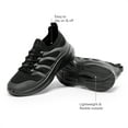thumbnail image 5 of BURUDANI Boys Girls Slip-On Sneakers, Kids’ Athletic Running Tennis Shoes, Breathable Lightweight Sports School Footwear, 5 of 6