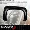 thumbnail image 3 of TrailFX Fender Flare TFC3001S TFX Fender Flares; Pocket Style; Extended Tire Coverage; Black Smooth Paintable Finish; Injected Polypropylene, 3 of 7