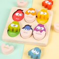 thumbnail image 2 of OUSITAID Kids Cartoon Chick Puzzle Kids Color Shape Match Developmental Learning Toy for Children Kids Gift, 2 of 6