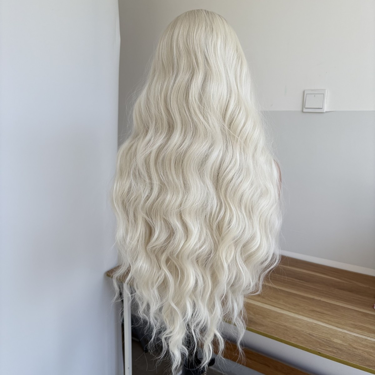 MISSWEN Lace Front Wig 26 inch Long HD Lace Brown Blonde Fashion Heat Safe Fiber Hair