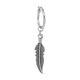 thumbnail image 3 of Men And Women Retro Feather Earrings 1 Pair Of Geometric Leaf Jewelry, 3 of 5