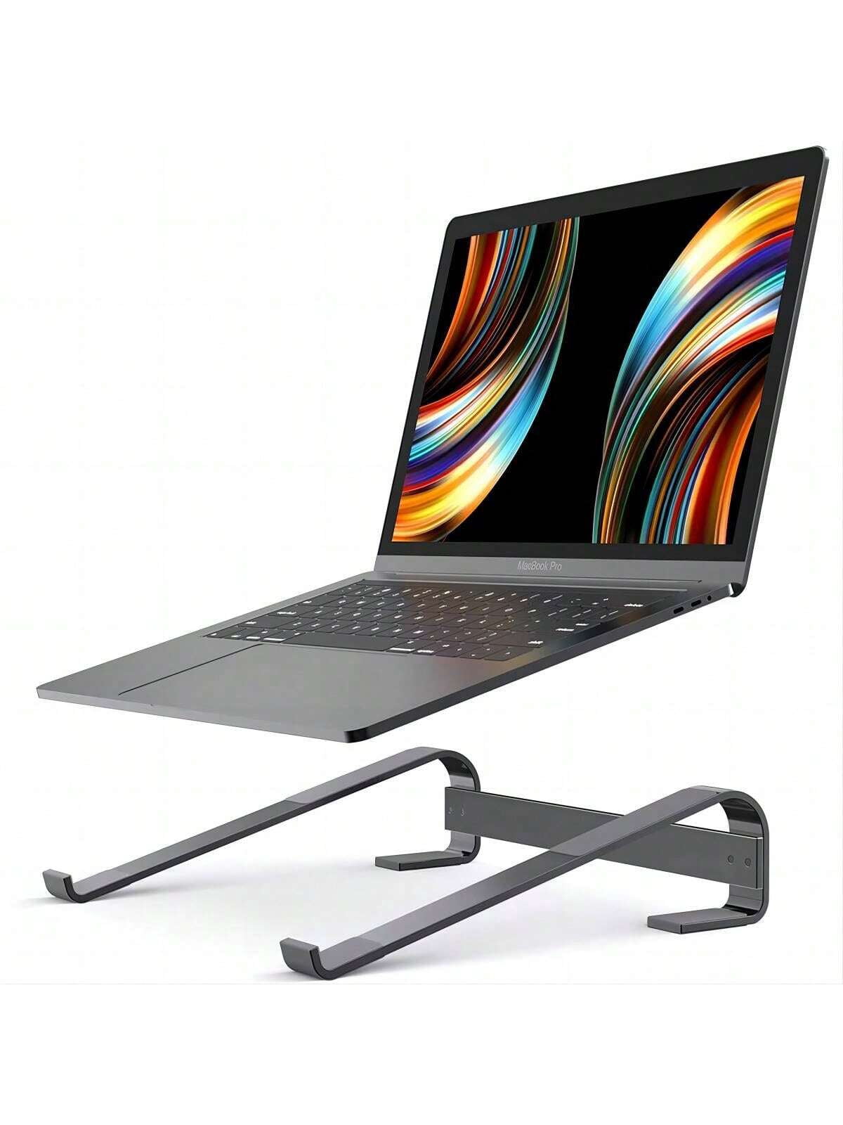 Removeable Computer RAINBEAN Laptop Stand, Aluminium Portable Removable Laptop Riser ...