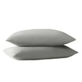 thumbnail image 3 of TRULY SOFT Green Solid Grey Standard Pillowcase Pair, Solid Color Themed, Oeko-TEX Certified Confidence, 3 of 7
