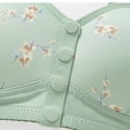 thumbnail image 5 of THDHVS Bras for Women,Plus Size Front Closure Wireless Bra Push Up Shaping Breathable Tank Wear,Wireless Bra Mint Green 44DE, 5 of 10