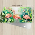 thumbnail image 2 of License Plate, Flamingo Trio Decorative Front,Personalized Stainless Steel License Plate Cover For Men Women,12.2" X 6.2", 2 of 6