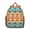 Multicolor, variant on Abstract Pig Print Student Backpack – Cute Farm Animal Cartoon with Floral Watercolor Style, Aesthetic and Artistic Pattern