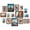 Black & Walnut Brown & White, variant on 15 Pack Picture Frames Collage Wall Decor For Mounting Or Tabletop Display Gallery Frame Set Family Multi Sizes Including 3pcs 8x10 6pcs 5x7 4x6 Grey