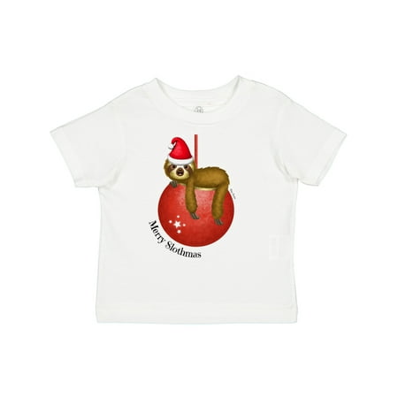

Inktastic Merry Slothmas Sedrick Sloth Cute Gift Toddler Boy or Toddler Girl T-Shirt